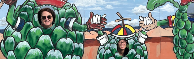Graduate Student Hang Xue and Dr. Mary Wildermuth